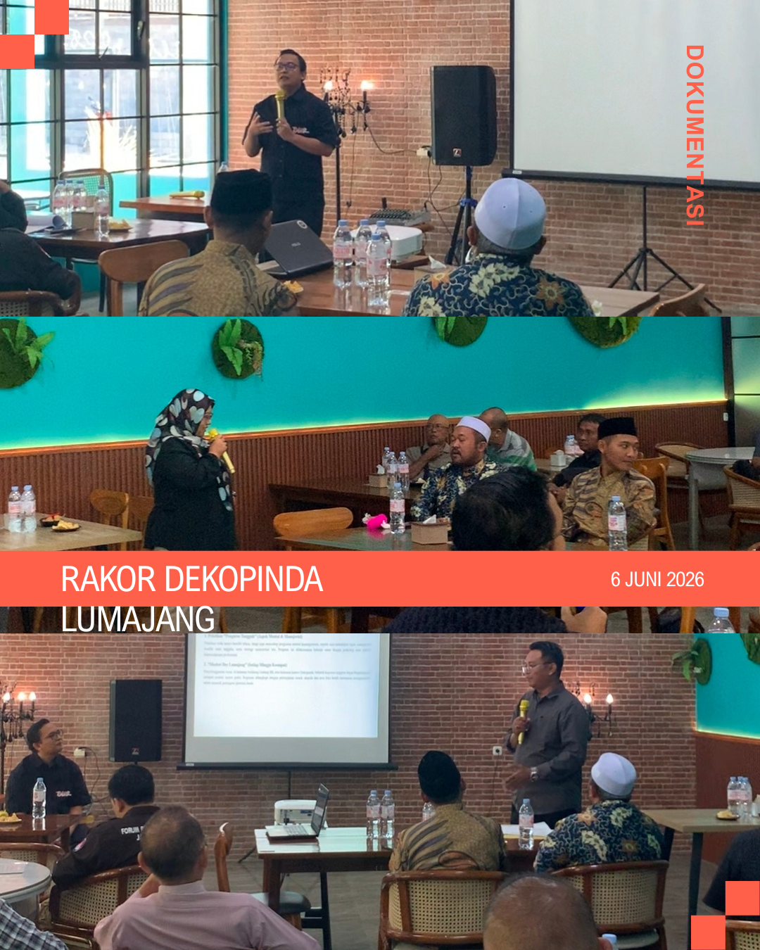 Dekopinda Lumajang Sukses Gelar Rakorda Pertama, Lahirkan Dua Keputusan Strategis